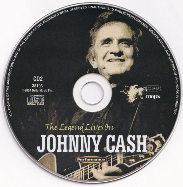 Johnny Cash : The Legend Lives On (2xCD, Comp)