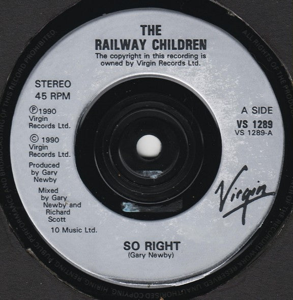 The Railway Children : So Right (7", Single, Sil)