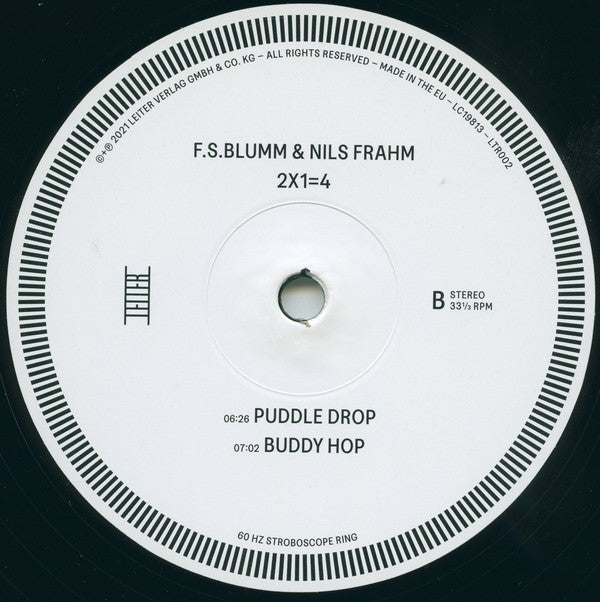 F.S. Blumm & Nils Frahm : 2X1=4 (2xLP, Album)