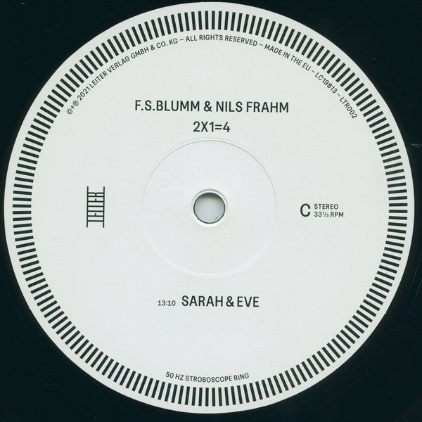 F.S. Blumm & Nils Frahm : 2X1=4 (2xLP, Album)