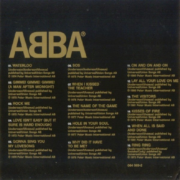 ABBA : The Name Of The Game (CD, Comp)