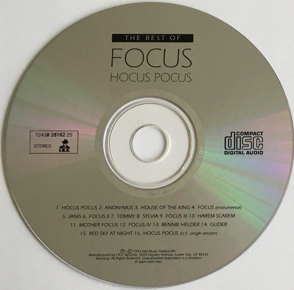 Focus (2) : The Best Of Focus Hocus Pocus (CD, Comp)