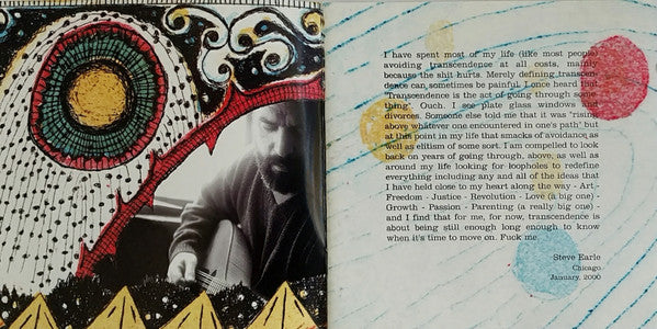 Steve Earle : Transcendental Blues (HDCD, Album)