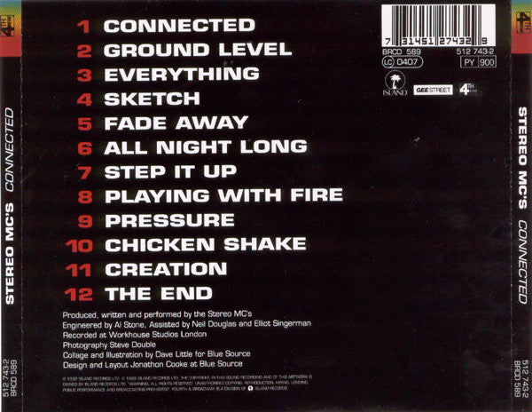 Stereo MC's : Connected (CD, Album, RE)