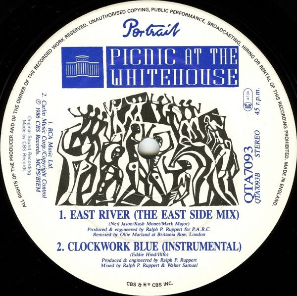 Picnic At The Whitehouse : East River (12")
