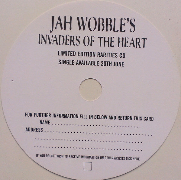 Jah Wobble's Invaders Of The Heart : The Sun Does Rise (CD, Single)