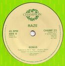 Raze : Jack The Groove (7", Single)