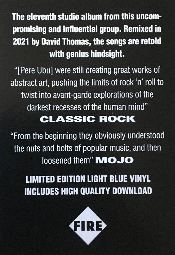 Pere Ubu : Pennsylvania (LP, Album, Ltd, RE, Blu)