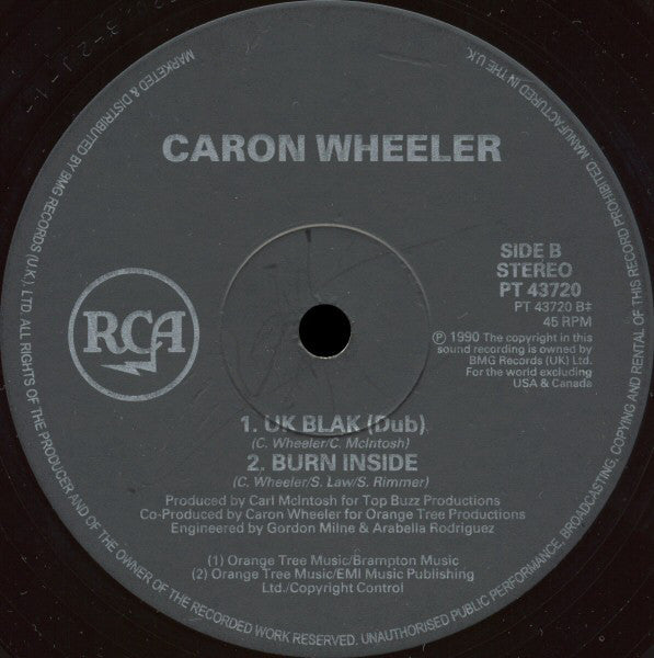 Caron Wheeler : UK Blak (12")