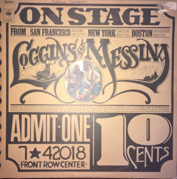 Loggins And Messina : On Stage (2xLP, Gat)