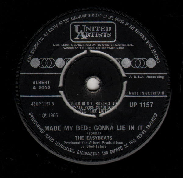 The Easybeats : Friday On My Mind (7", Single, Kno)