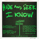 The Bags (2) : Hide And Seek (7", Single, Ltd, Num)