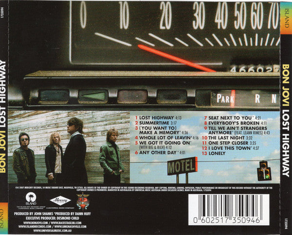 Bon Jovi : Lost Highway (CD, Album, Spe)