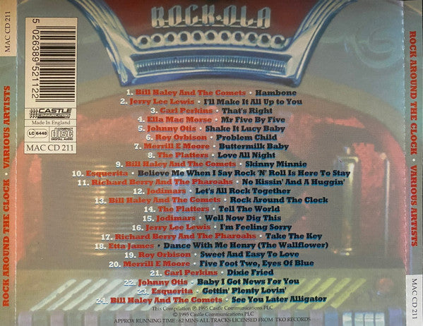 Various : Rock Around The Clock - 24 Juke Box Classics (CD, Comp)