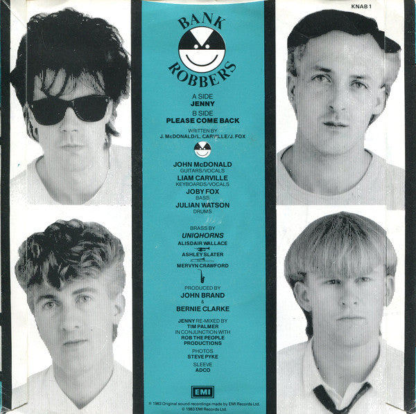 Bank Robbers : Jenny (7")