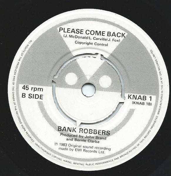 Bank Robbers : Jenny (7")
