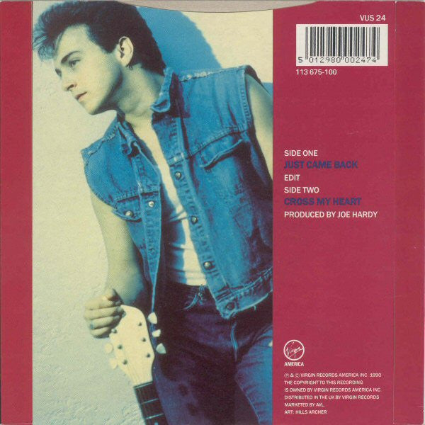 Colin James (2) : Just Came Back (7")