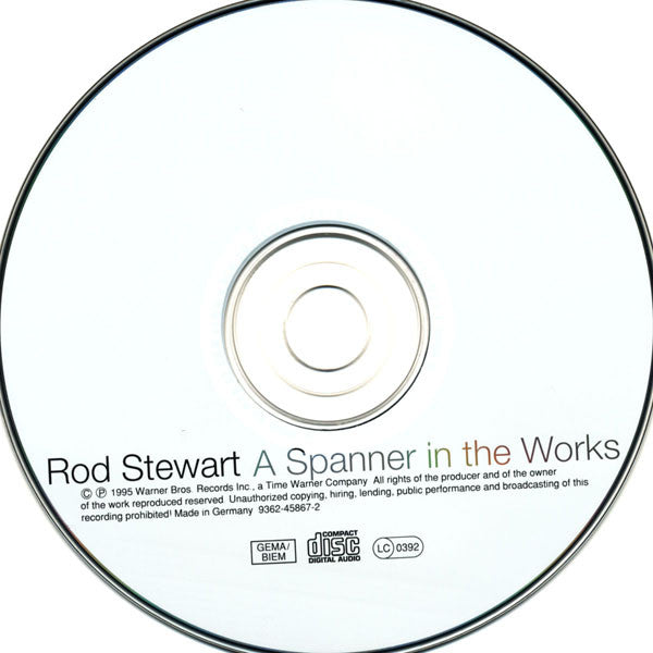 Rod Stewart : A Spanner In The Works (CD, Album)