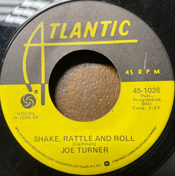 Big Joe Turner : Shake, Rattle And Roll / You Know I Love You (7", RE)
