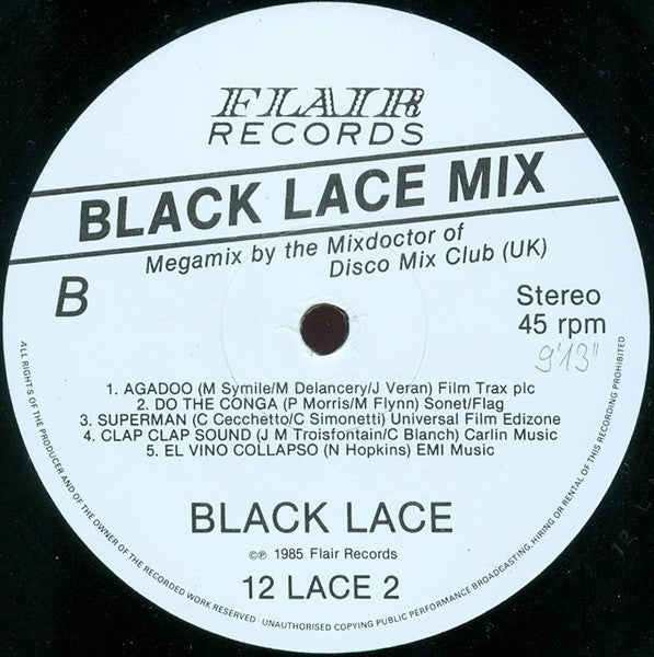Black Lace : I Speaka Da Lingo (12", P/Mixed)