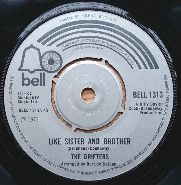 The Drifters : Like Sister And Brother (7")