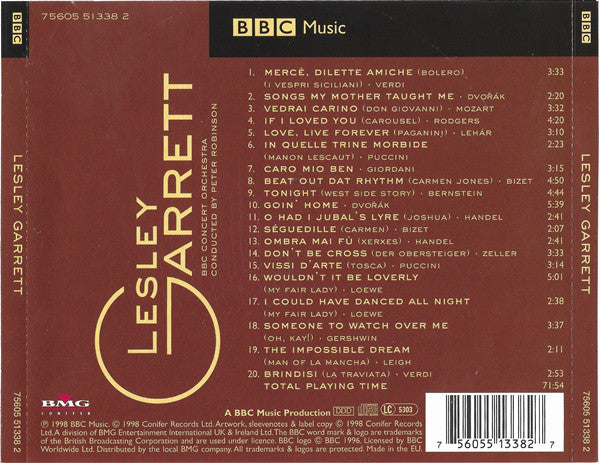 Lesley Garrett : Lesley Garrett (CD, Album, S/Edition)