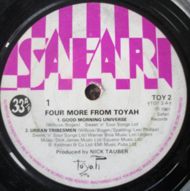 Toyah (3) : Four More From Toyah   (7", EP)