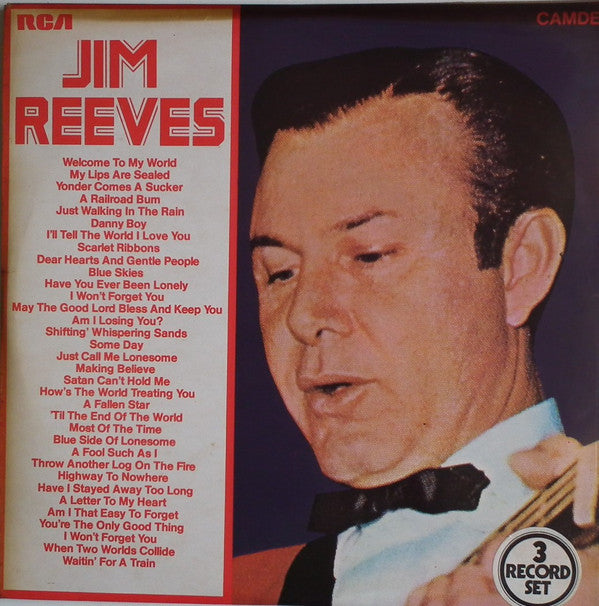 Jim Reeves : The Memorable Jim Reeves (3xLP, Mono)