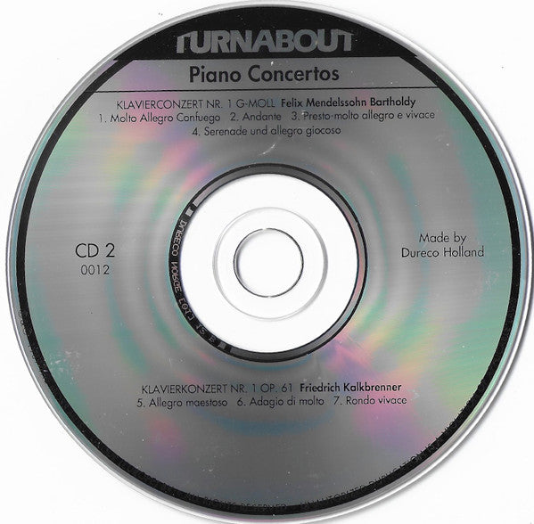 Max Bruch, Felix Mendelssohn-Bartholdy, Alexander Scriabin, Friedrich Kalkbrenner : Piano Concertos (2xCD, Comp)