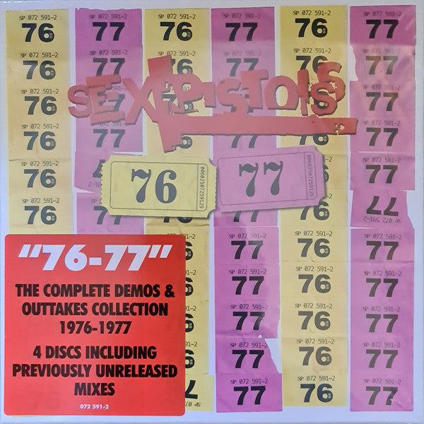 Sex Pistols : 76-77 (3xCD + CD, Album, RE + Box, Comp, RM)