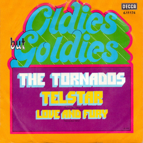 The Tornados : Telstar / Love And Fury (7", Single, RE)