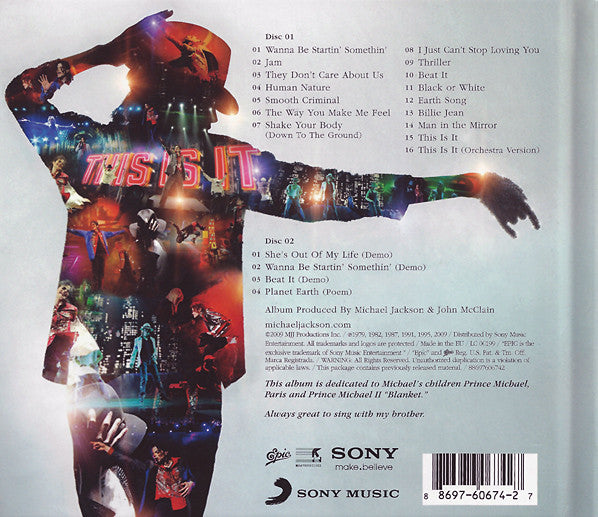 Michael Jackson : This Is It (2xCD, Album, Comp, Sou)
