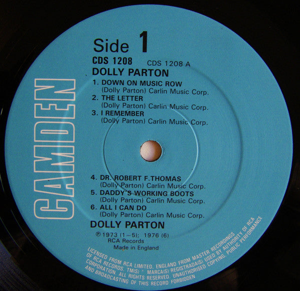 Dolly Parton : Dolly Parton (LP, Comp)