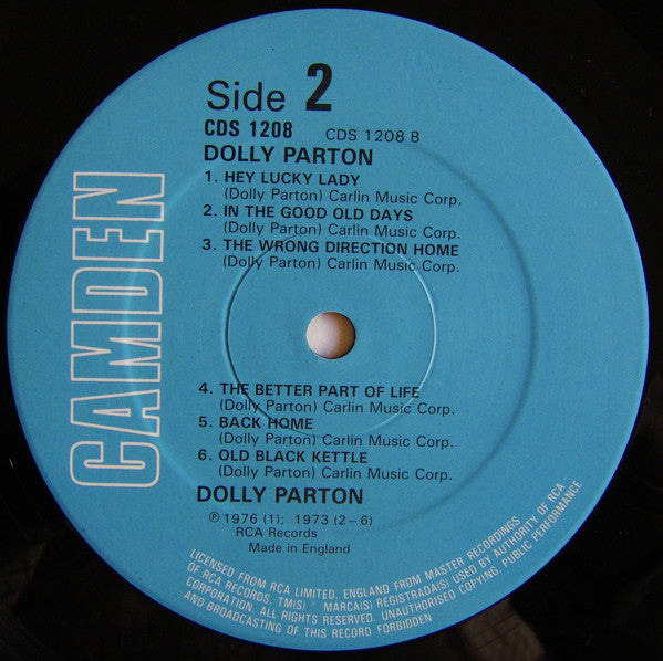 Dolly Parton : Dolly Parton (LP, Comp)