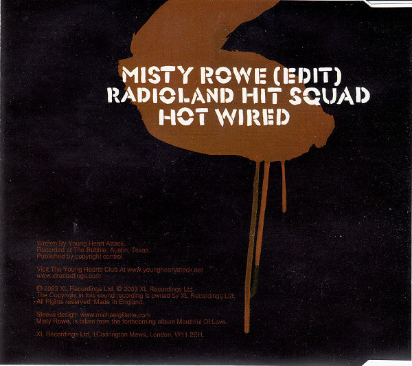 Young Heart Attack : Misty Rowe (CD, Single)