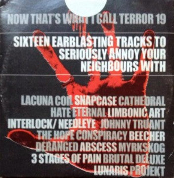 Various : Now That's What I Call Terror 19 (CD, Comp, Promo)