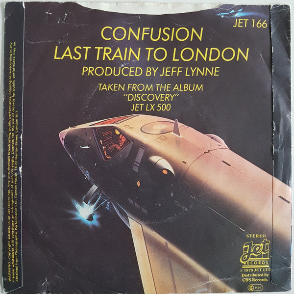 The Electric Light Orchestra* : Confusion / Last Train To London (7", Single)