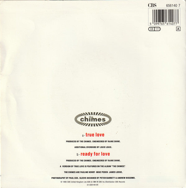 The Chimes : True Love (7", Single)