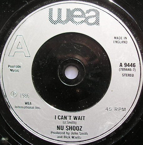 Nu Shooz : I Can't Wait (7", Single, Sil)