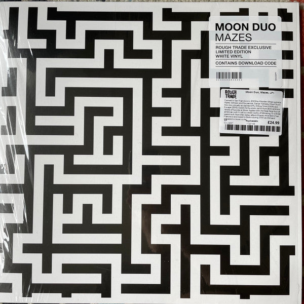Moon Duo : Mazes (LP, Album, Ltd, RP, Whi)