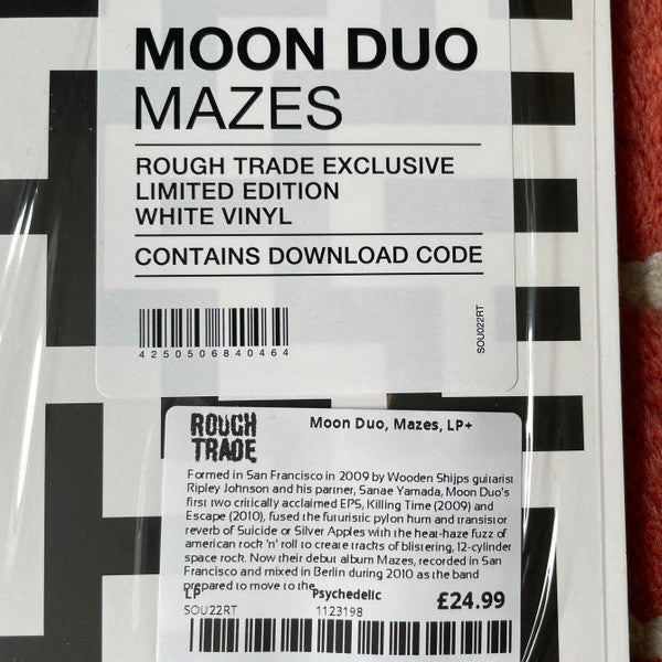 Moon Duo : Mazes (LP, Album, Ltd, RP, Whi)