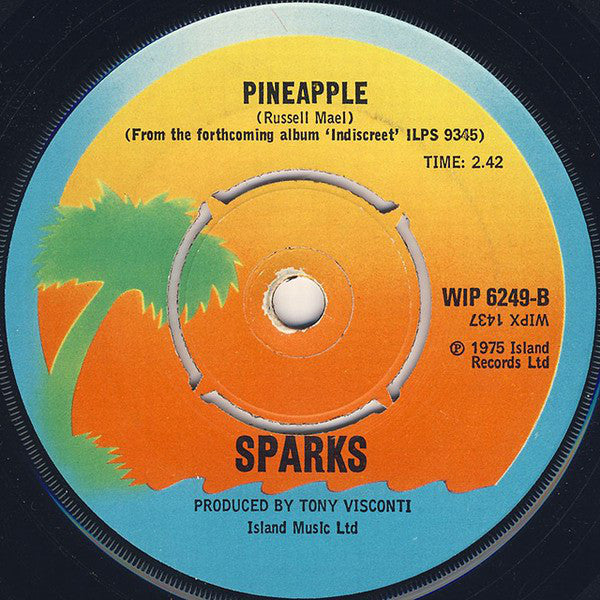 Sparks : Looks, Looks, Looks (7", Single)