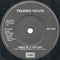 Talking Heads : Girlfriend Is Better (7", Single)