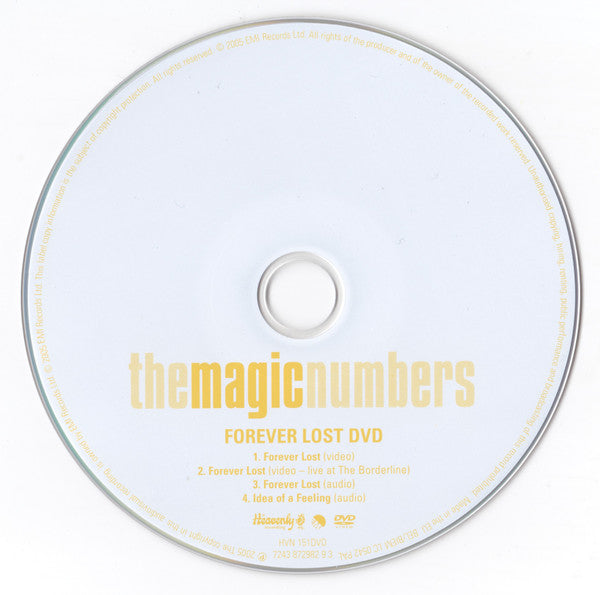 The Magic Numbers : Forever Lost (DVD-V, Single, PAL)