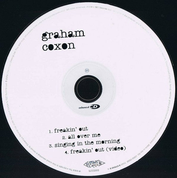 Graham Coxon : Freakin' Out / All Over Me (CD, Single, Enh, Dig)