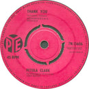 Petula Clark : Thank You  (7", Single, 4 P)