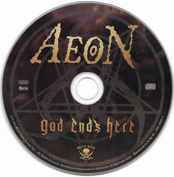 Aeon (11) : God Ends Here (CD, Album)