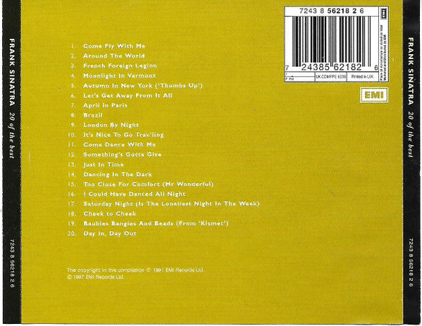 Frank Sinatra : 20 Of The Best (CD, Comp)