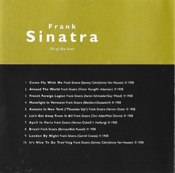 Frank Sinatra : 20 Of The Best (CD, Comp)