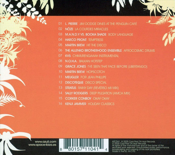 A Man Called Adam : Space Tranquil - Volumen Uno (CD, Comp, Mixed)